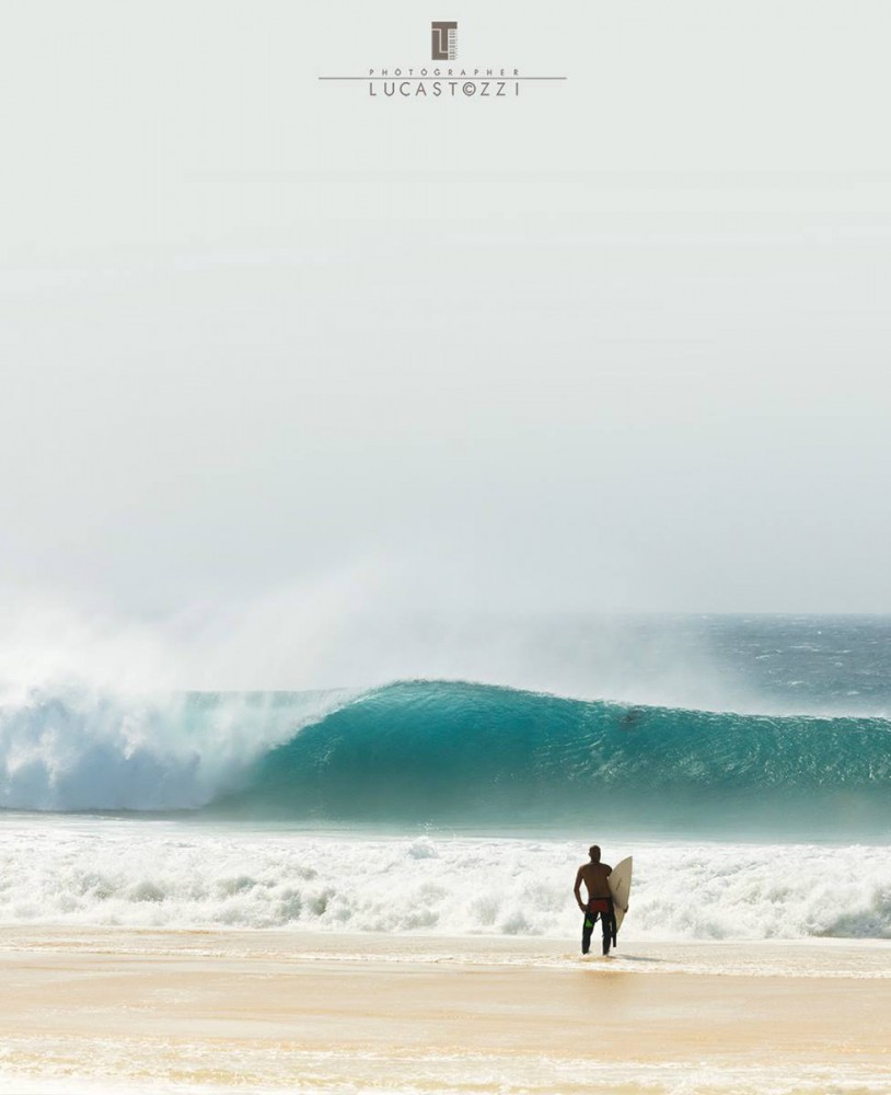 Olas del huracán Ophelia según Lucas Tozzi